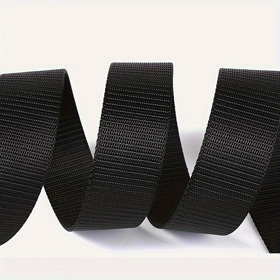 Nylon Belt with Smooth Buckle - Hypoallergenic, Casual Style for Men & Women, Perfect for Jeans & Outdoor Wear