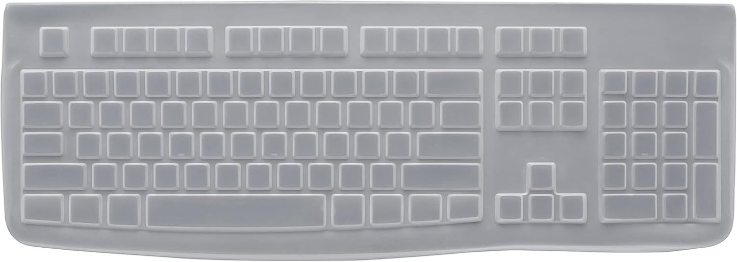 Logitech K120 Wired Keyboard for Windows, Plug and Play, Full-Size, Spill-Resistant, Curved Space Bar, Compatible with PC, Laptop - Black