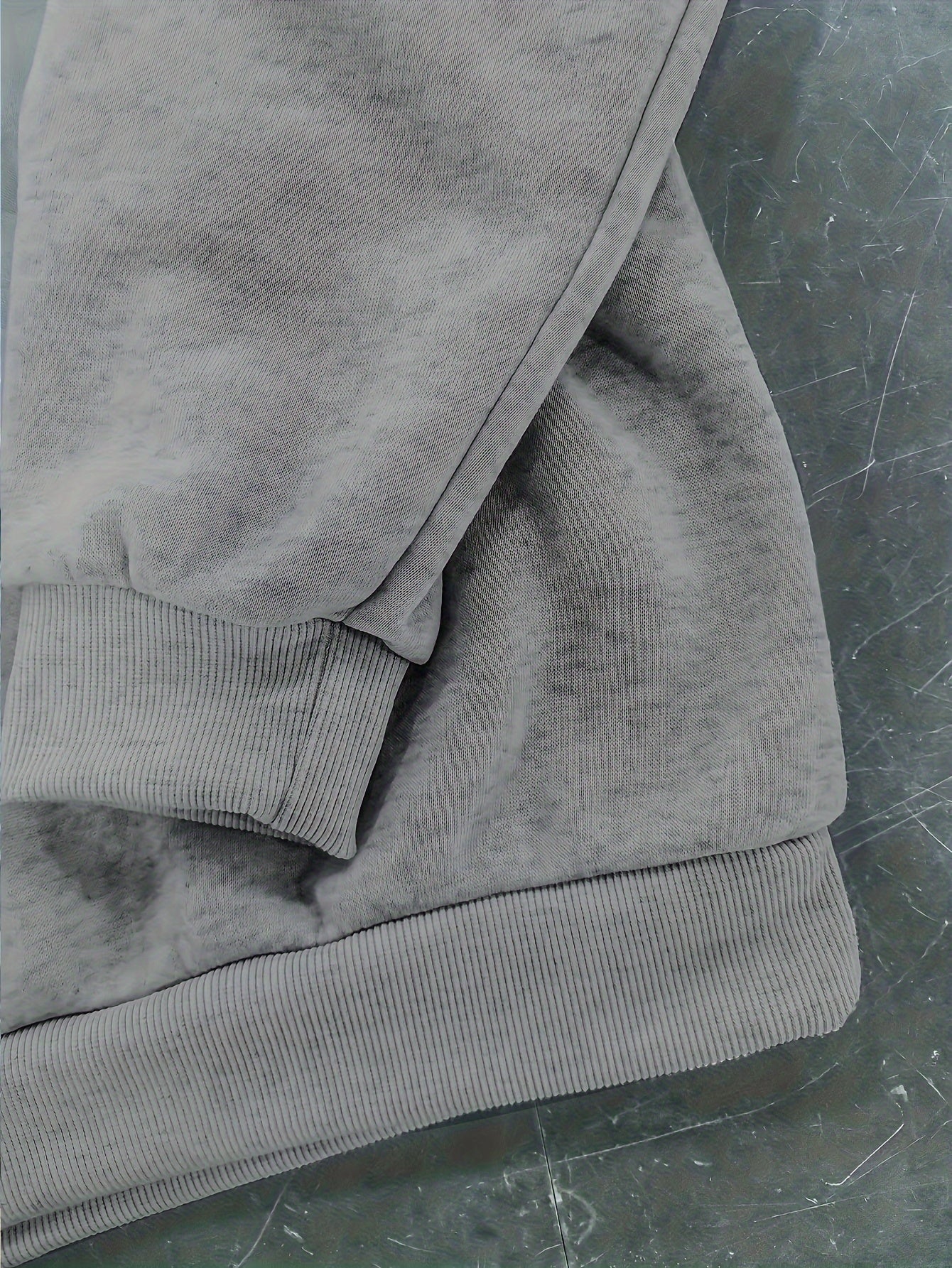 Women's Casual Heather Gray Half-Zip Sweatshirt - Soft Polyester & Elastane Blend, Long Sleeve, Stand Collar, Machine Washable - Perfect for Spring/Fall