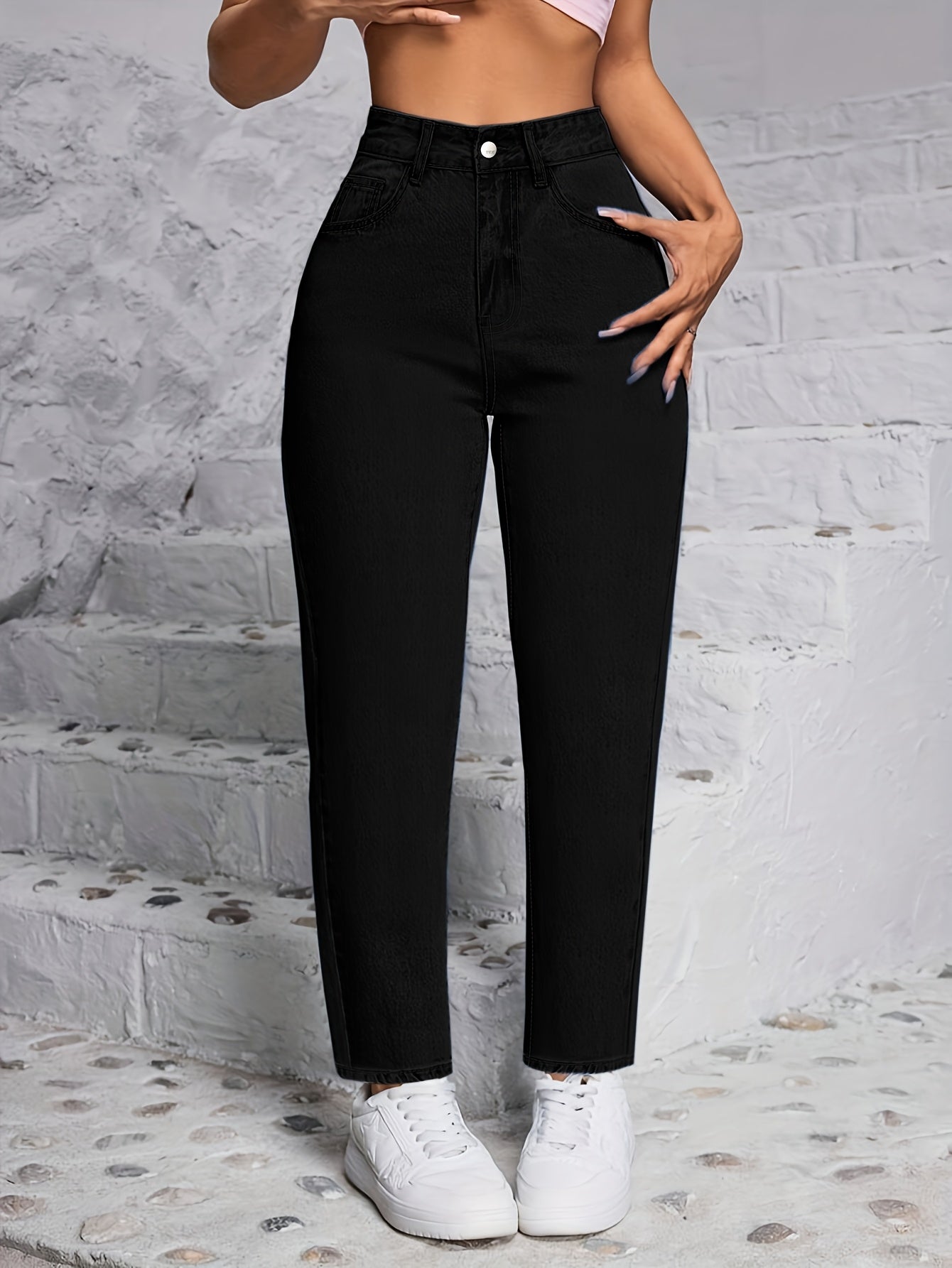 K.1978 Women's Slim-Fit Stretch Denim Jeans - Casual High-Waist, Machine Washable, All-Season Fashion