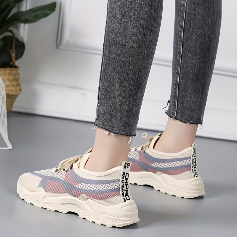 Women's Casual Sports Shoes, New Women's Sports Shoes, Thick-soled Lightweight Casual Running Student Shoes