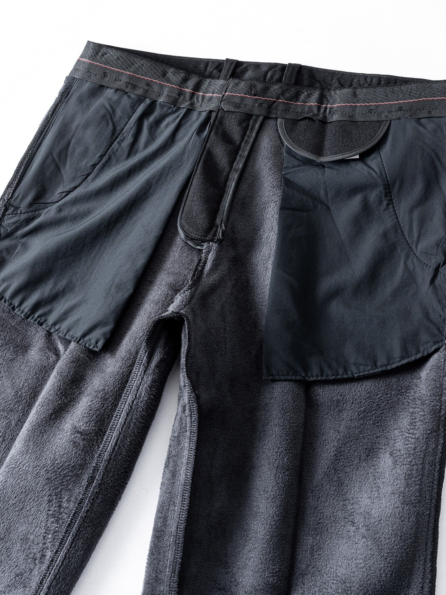 Men'S Solid Color Polyester Dress Pants - Fall/Winter Warm Fleece-Lined Thickened Straight-Leg Trousers with Slant Pockets, Regular Fit, Non-Stretch Woven Fabric, Long Length