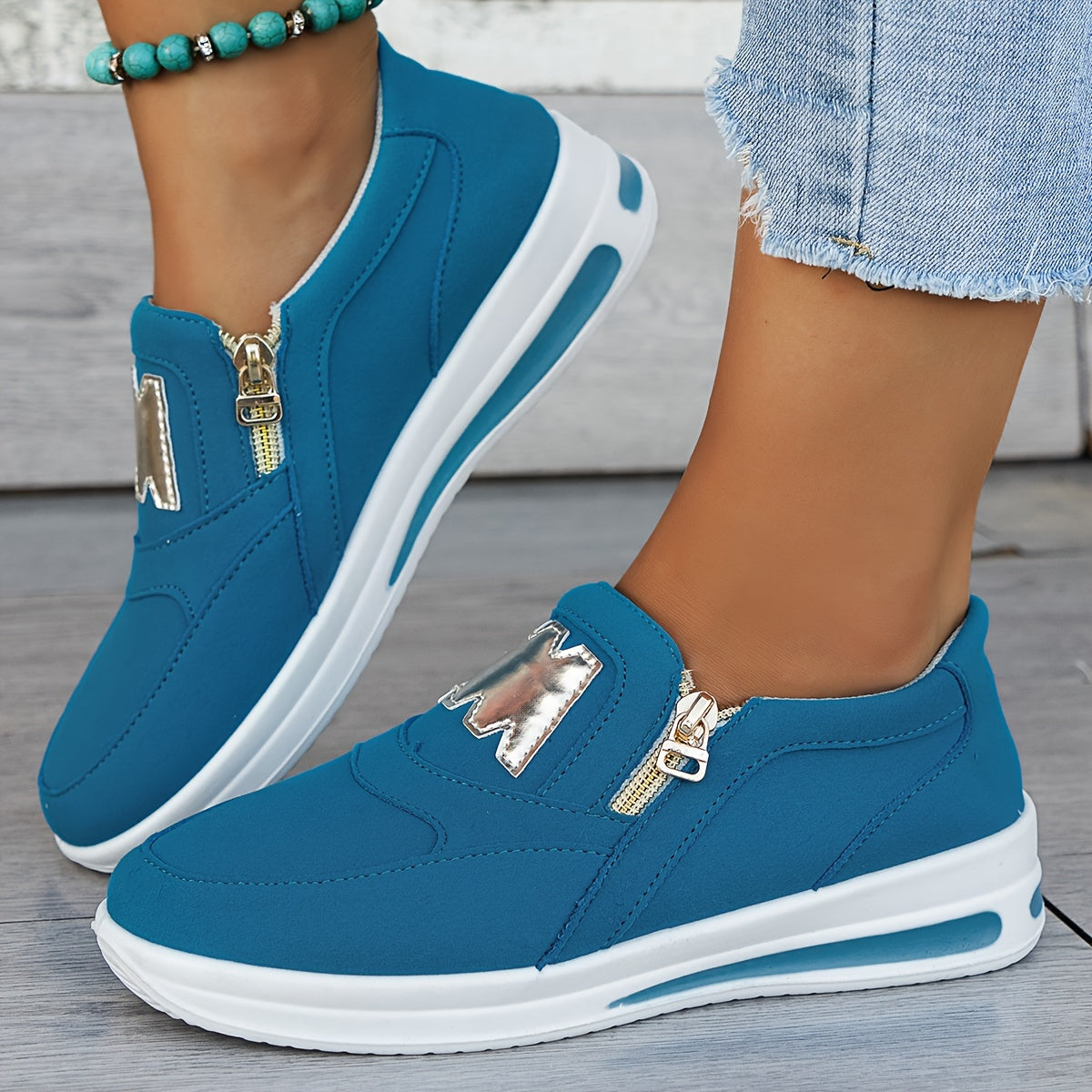 Women's Low-Top Sneakers, Breathable Mesh Upper, Soft Insole, PU Outsole, Comfortable And Lightweight, Suitable For All Seasons plus size