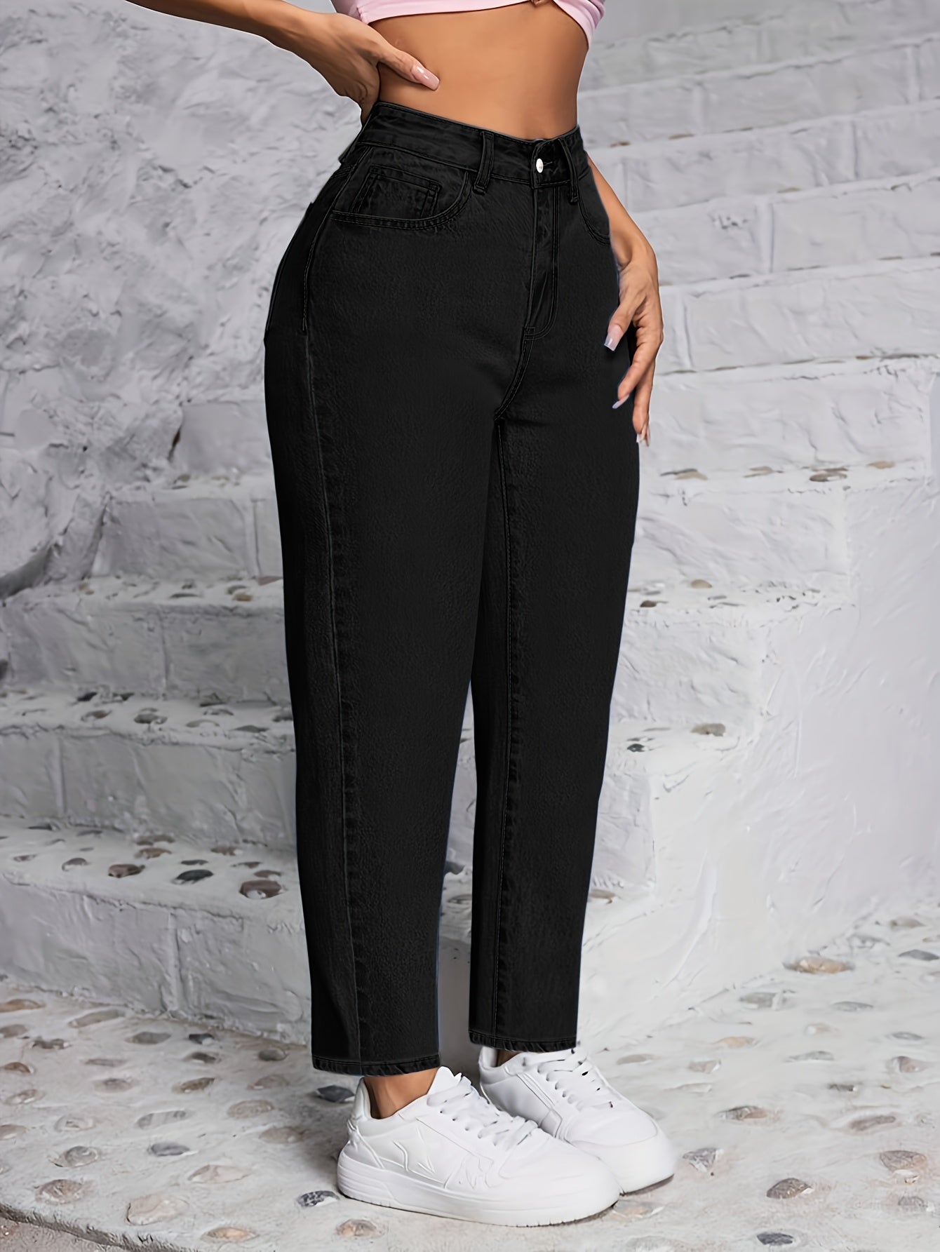 K.1978 Women's Slim-Fit Stretch Denim Jeans - Casual High-Waist, Machine Washable, All-Season Fashion