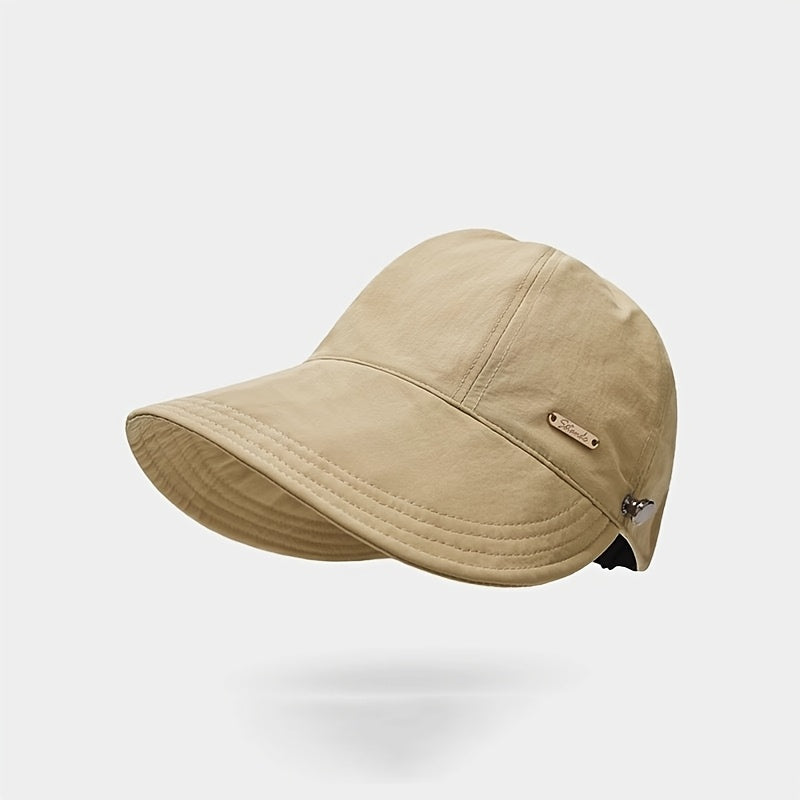 Four Seasons Women's Shopping Travel Sports Large Brim Duckbill Sun Hat Spring and Summer Model Sun Protection Quick Dry Waterproof