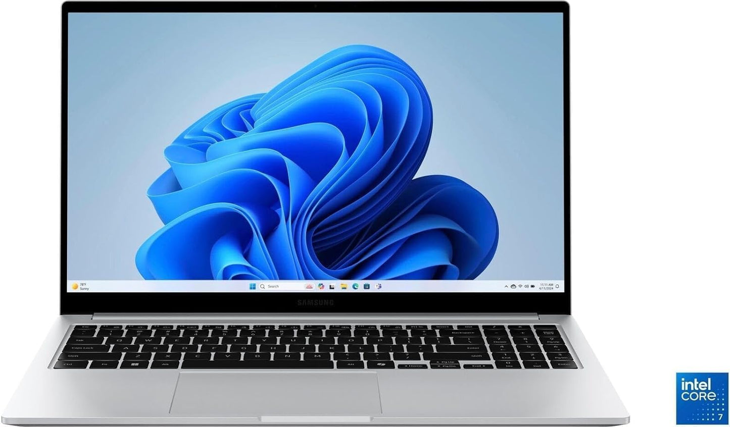 SAMSUNG Galaxy Book4 15.6" FHD Business Laptop 2024 PC, with Microsoft Office Lifetime License, Intel 10-Core 7-150U (Beats I7-1335U), 16GB RAM, 1TB SSD, Fingerprint Reader, Backlit KB, Win 11 Pro