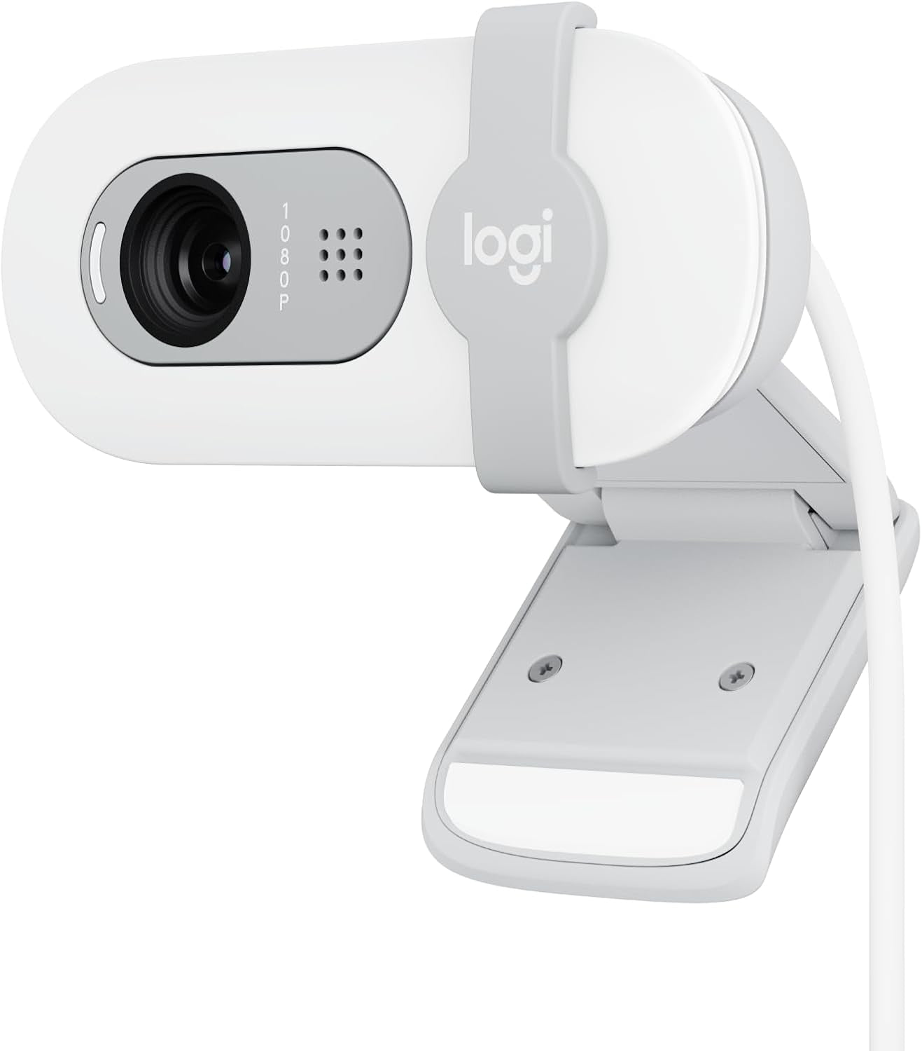 Logitech Brio 101 Full HD 1080P Webcam Made for Meetings and Works for Streaming — Auto-Light Balance, Built-In Mic, Privacy Shutter, USB-A, for Microsoft Teams, Google Meet, Zoom, and More - Black