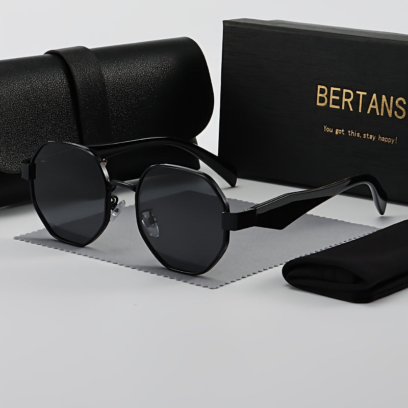 BERTANS Unisex Casual UV400 Full Rim Sunglasses Set