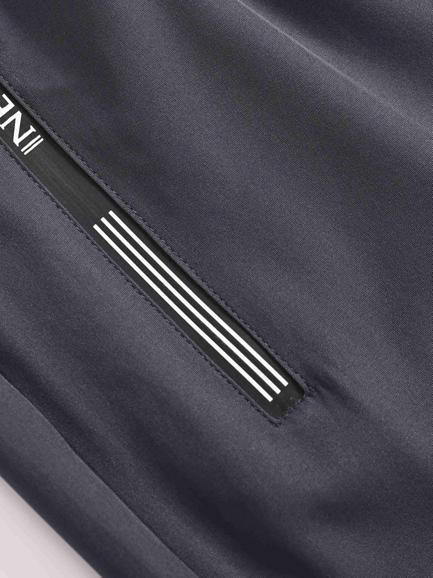 Men's Casual Swim Trunks with Elastic Waistband and Zipper Pocket