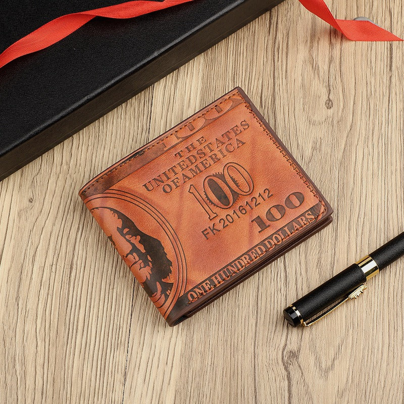 Latest Upgraded Men's Faux Leather Wallet, Vintage Style Men's Wallet, Multi-Card Slot Design - Stylish and Portable, Key and Coin Purse, Credit Card Holder, ID Holder, Elegant for Daily Use, Durable Denim Lining | Unique Wal - ayq