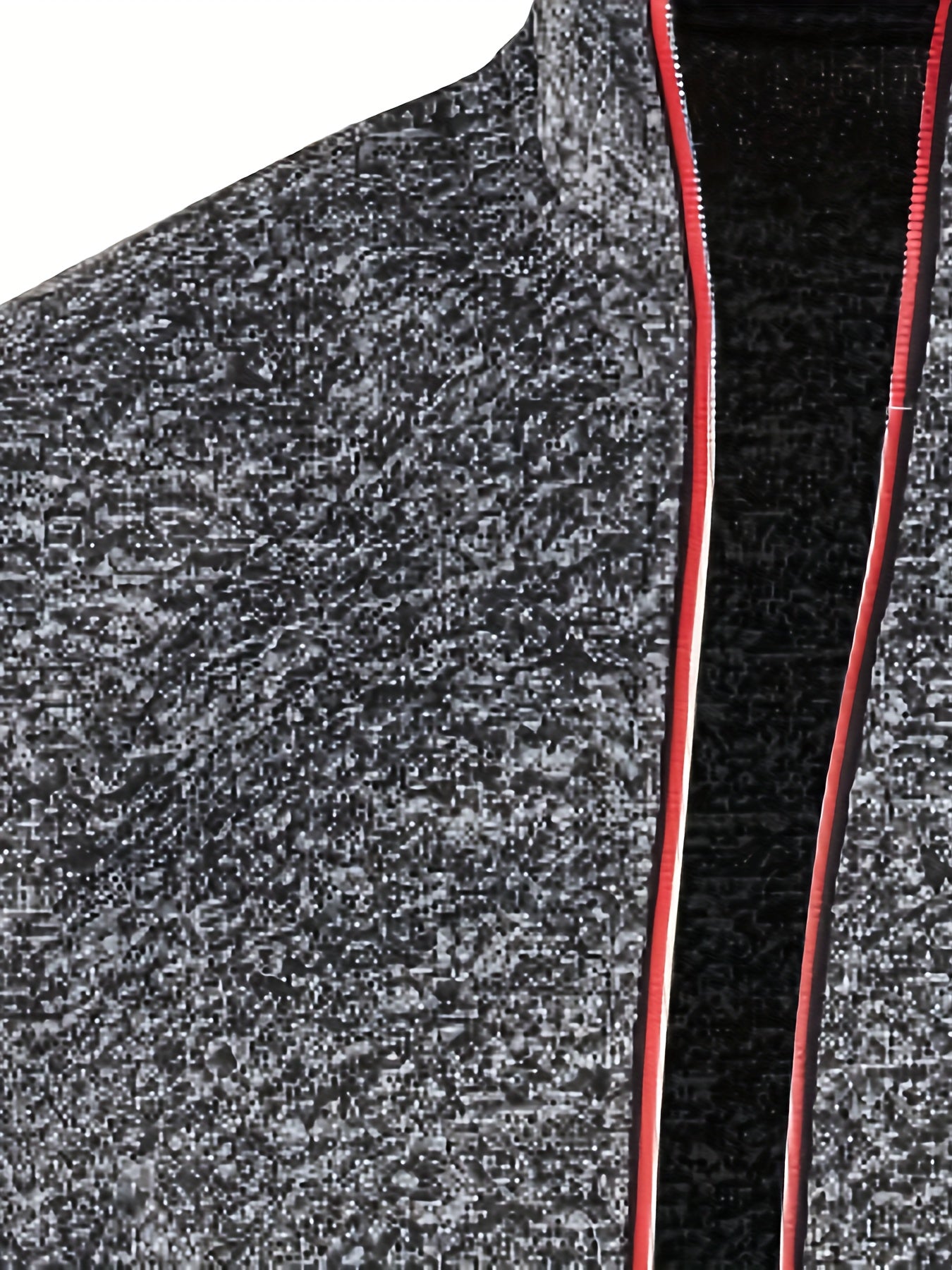 Elegant Mid Stretch Cardigan, Men's Casual Full Zip Up Cardigan Sweater Coat For Fall Winter