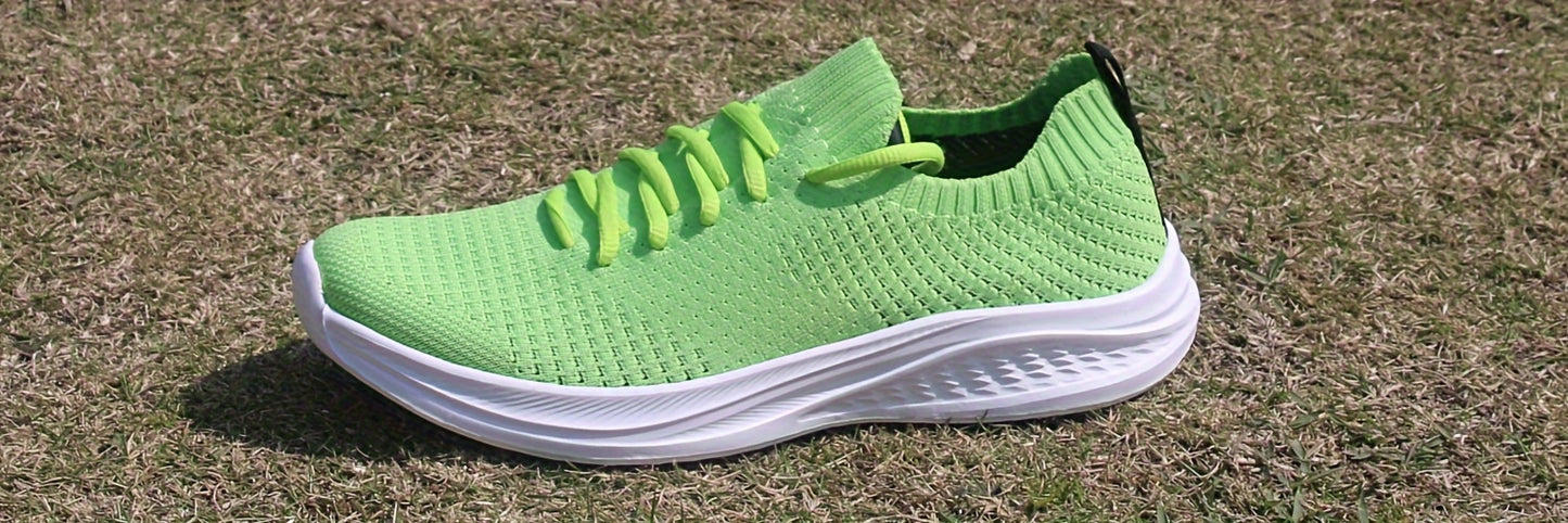 Men's Casual Running Shoes, Walking Tennis Sneakers, Lightweight Breathable Soft Sole Woven Work Shoes