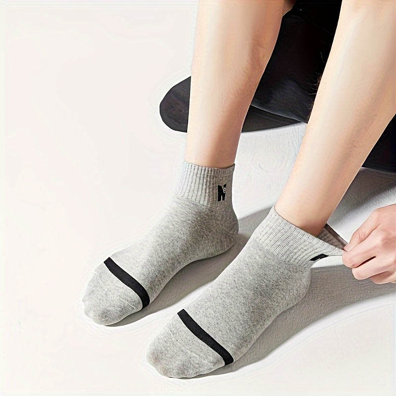 5 Pairs Of Women'S Fashion Pattern Anti Odor & Sweat Absorption Low Cut Socks, Comfy & Breathable Socks, For Daily & Outdoor Wearing, Spring And Summer