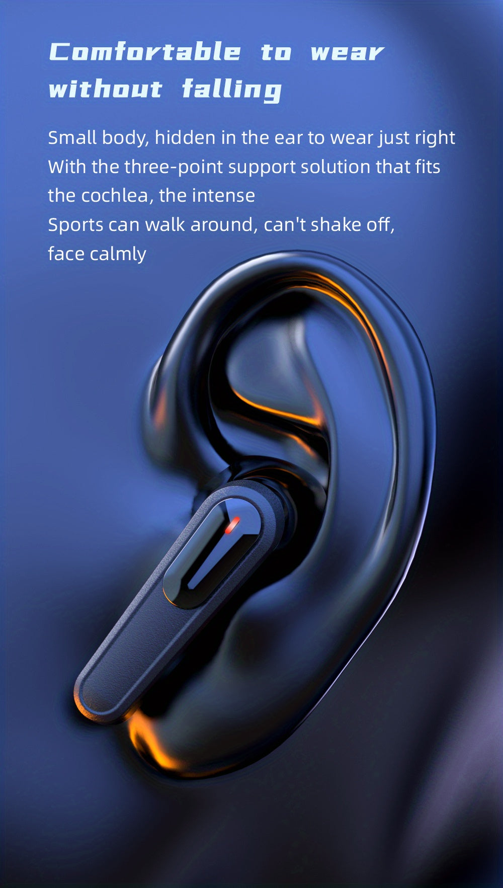 2024 Upgraded Wireless Earbuds with LED Display - Touch Control, In-Ear TWS Headphones for Sports & Gaming, Compatible with iOS/Android, USB Charging Case Included, Non-Waterproof, Plastic Build, Wireless Listening|Stylish In