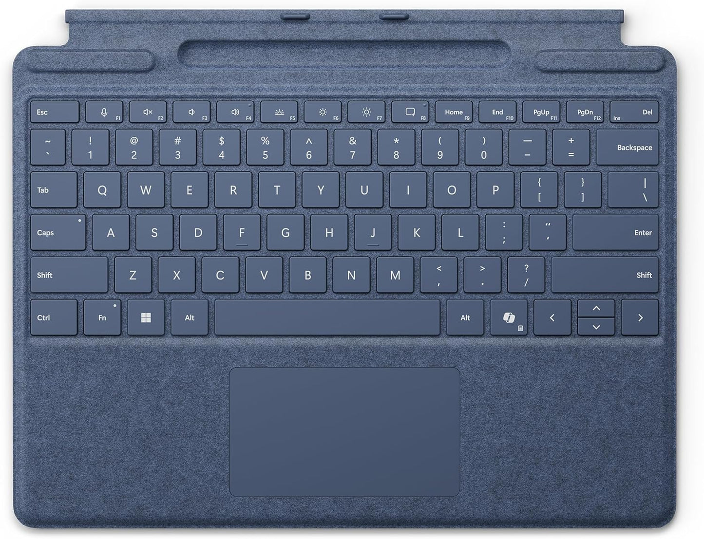 Microsoft Surface Pro Keyboard with Slim Pen 2 Bundle for Pro Copilot+ (11Th Edition), Pro 9 and Pro 8, Alcantara Material, Black