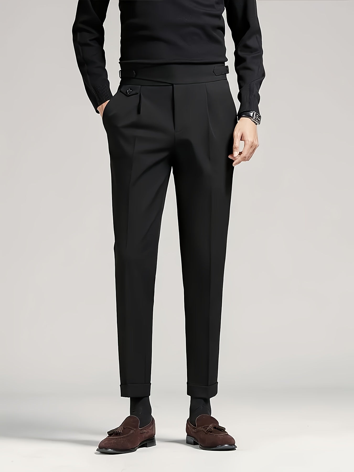 Comfortable And Draping Business Casual Trousers