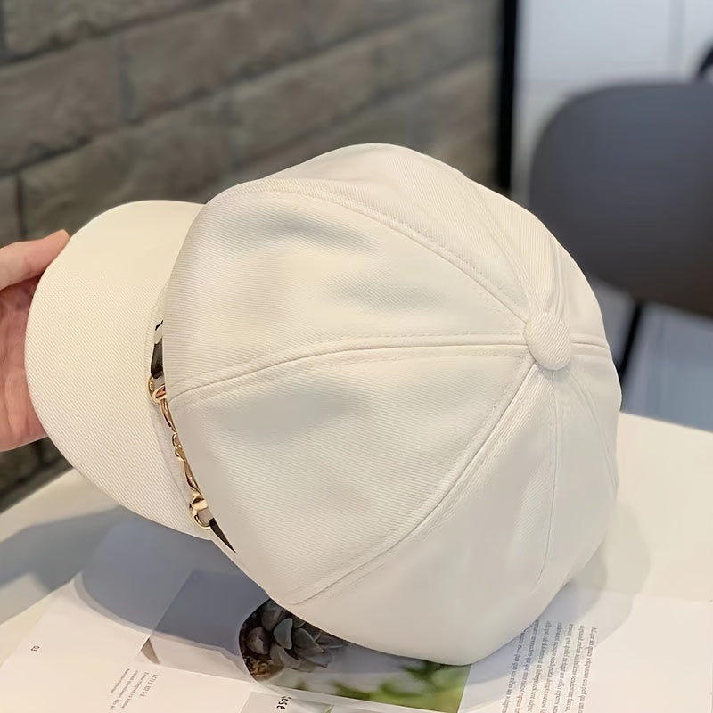 Vintage Style Beret with Adjustable Drawstring-Lightweight Non-Stretch Polyester Fiber-Suitable for Easter and Daily Wear, Easter Occasion, Holiday Theme