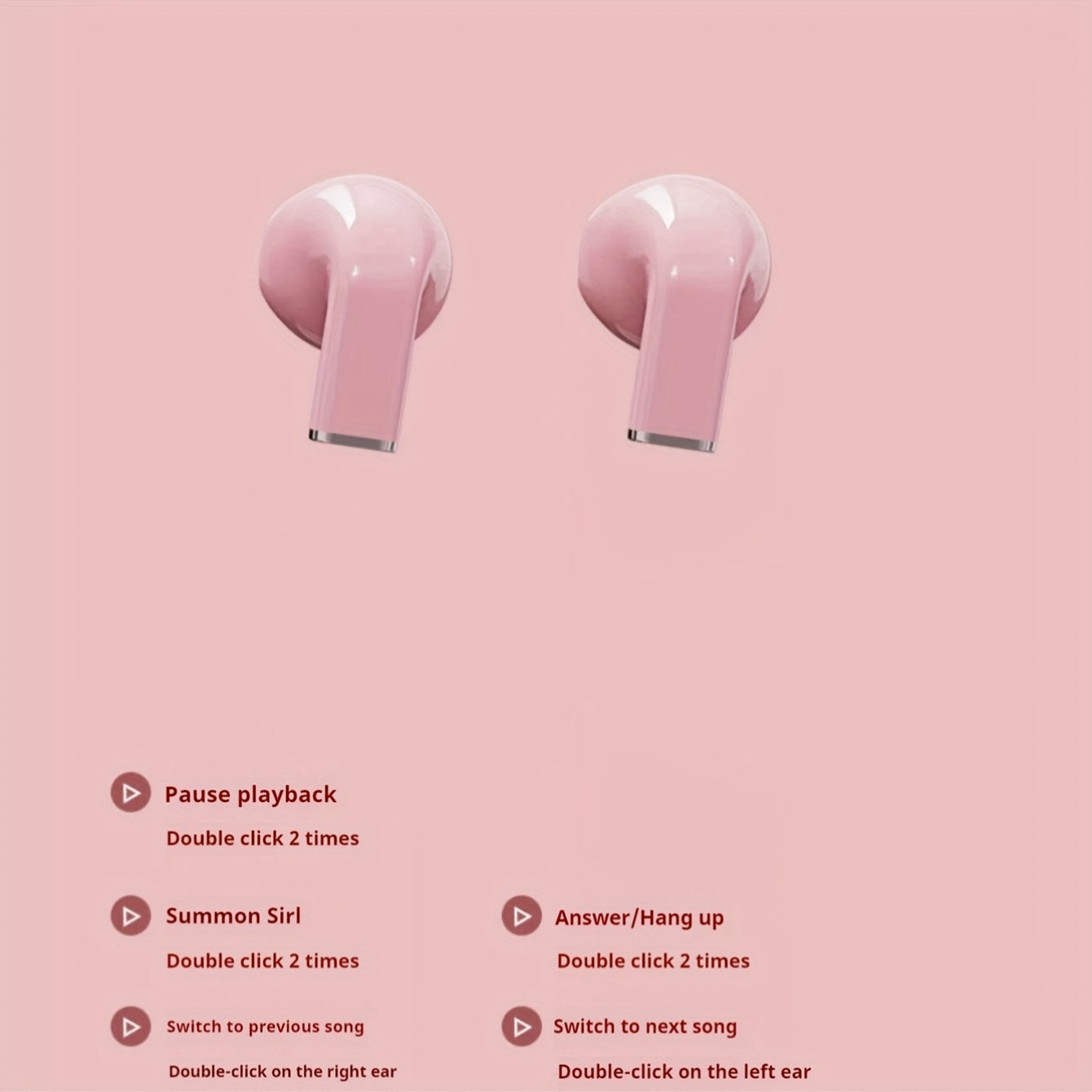 New Senyang True Wireless 13.46 cm-Ear Couple Mini Headphones TWS Video Earbuds HIFI Dolby Bass HD Calling for Android for iPhone Cellphone Gaming Earpieces Smart Headphones