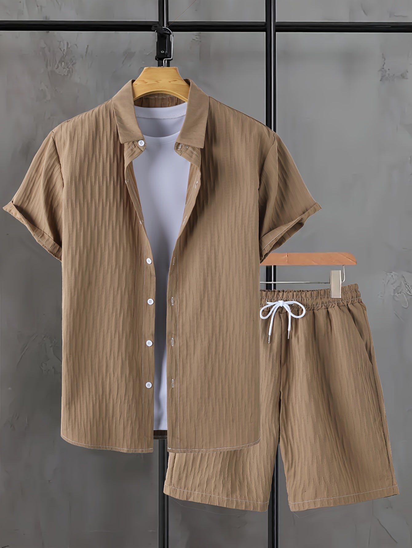 Men's Fashion Casual Shirt Suit
