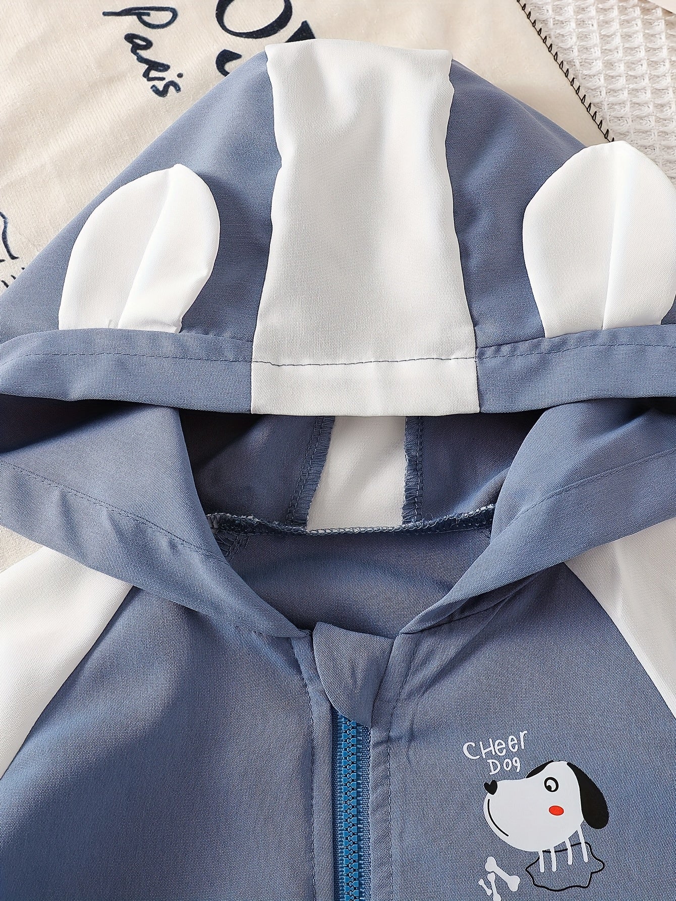 Boys' Casual Hooded Jacket & Ankle-Tied Pants Set for Spring/Fall