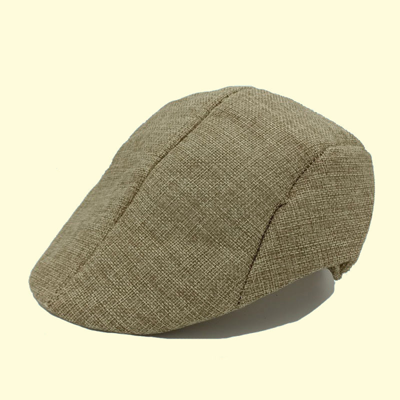 Retro Solid Color Newsboy Cap, Women'S Spring Summer Outdoor Sports Riding Travel Literary Painter Hat, Polyester Woven Beret with Lightweight Design and Inelasticity Fit