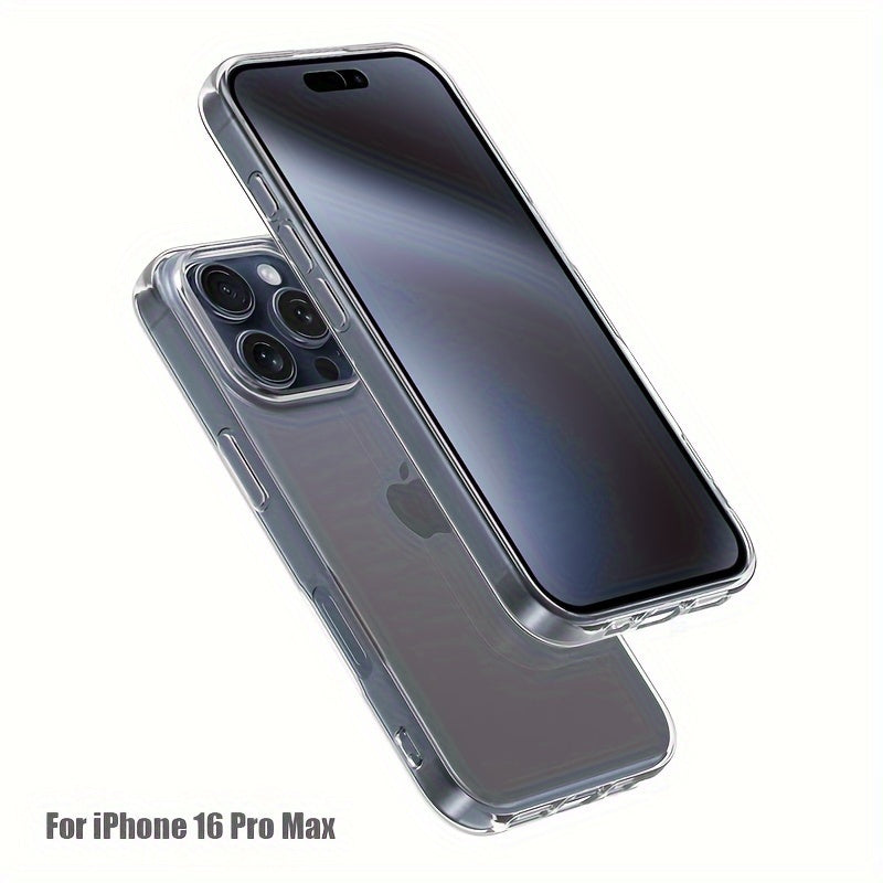 Mobile Phone Case for Iphone 16 Pro Max, Transparent Mobile Phone Case for Iphone 16 Plus, Simple And Thin Protective Case TPU Soft Case
