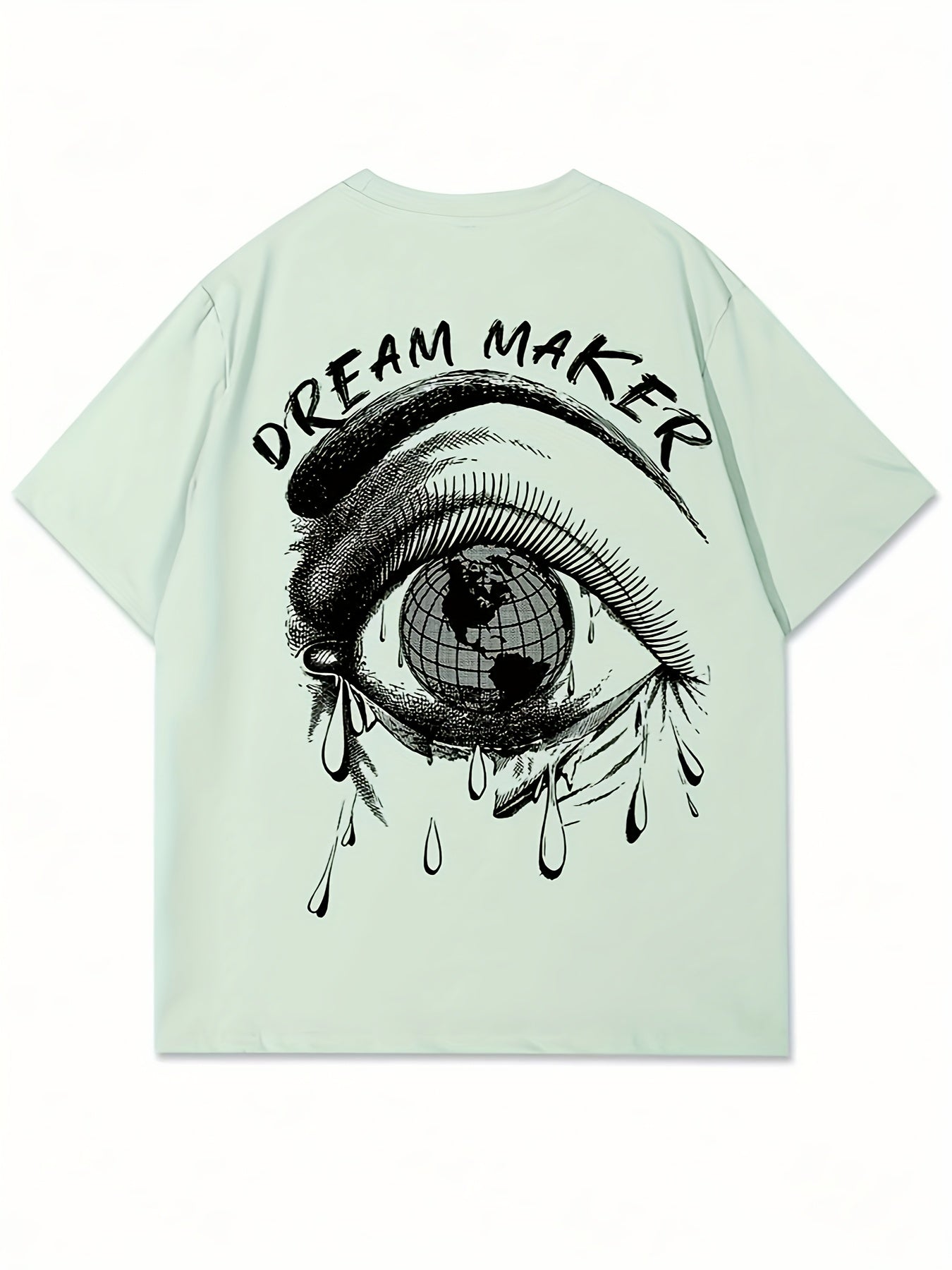 Set of 4 Men'S Graphic T-Shirts - Featuring Designs Like 'Heavenly', Casual Round Neck Short Sleeves Made of Lightweight Polyester, Perfect for Summer Outdoor Wear, a Great Gift for Family.