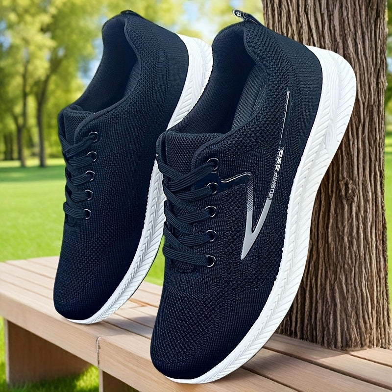 Men'S Breathable Mesh Shoes, Trendy And Versatile Casual Footwear, Slip-Resistant And Durable, Soft-Soled Stylish Shoes.