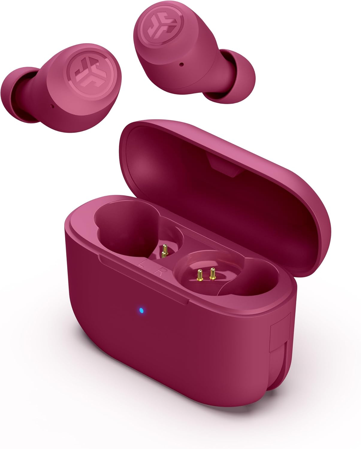 Jlab Go Air Pop True Wireless Bluetooth Earbuds & Charging Case - Black, Dual Connect, IPX4 Sweat Resistance, Bluetooth 5 Connection, 3 EQ Sound Settings Signature, Balanced, Bass Boost