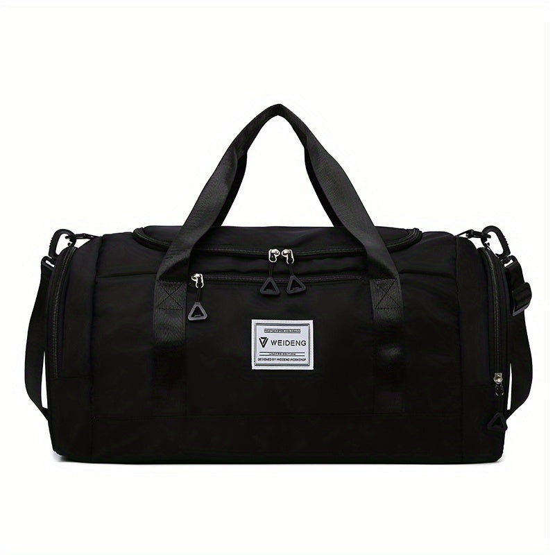 Men'S Large Capacity Gym & Travel Duffel Bag - Durable Oxford Fabric with Adjustable Shoulder Straps, Multiple Compartments, and Secure Zipper Closure for Gym, Short Trips, and Daily Use, Gym Bag, Secure Zipper Closure