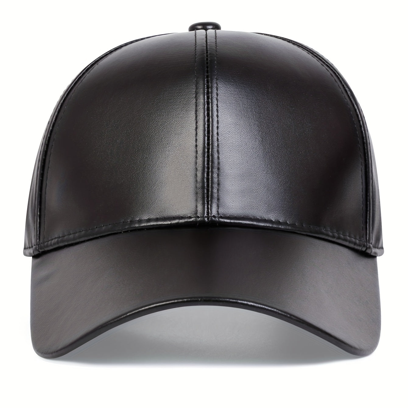 Women's PU Leather Baseball Cap, Adjustable Sun Protection Casual Hat for Spring/Summer Travel and Beach Parties, Movie Theme, Woven Craftsmanship, Buckle Closure, Inelastic Fit, Hats for Summer