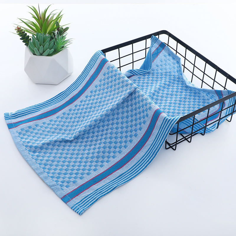 4/6pcs Kitchen Dish Towels, Super Soft Waffle Weave, Colorful Plaid Pattern, Large Square Rags for Washing and Drying Dishes, Household Use, Washable Kitchen Towels, Tea Towels, Suitable for Living Room, Bedroom, Bathroom, To