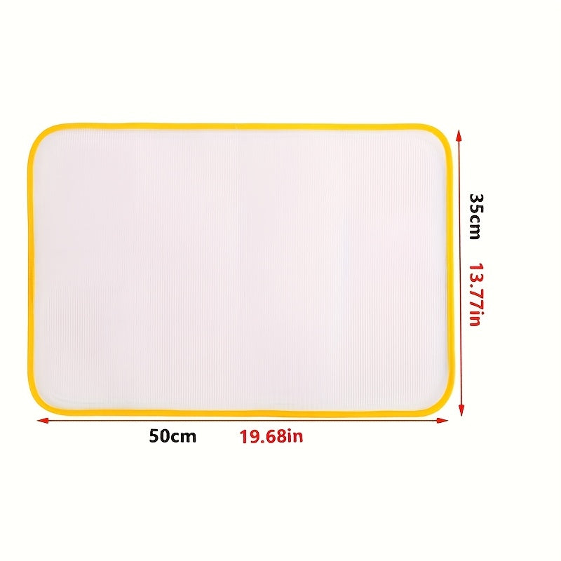 1pc Ironing mat - withstand high temperature ironing mesh, protective Ironing mesh, protective garment pressing pad for home use, with utility hooks.