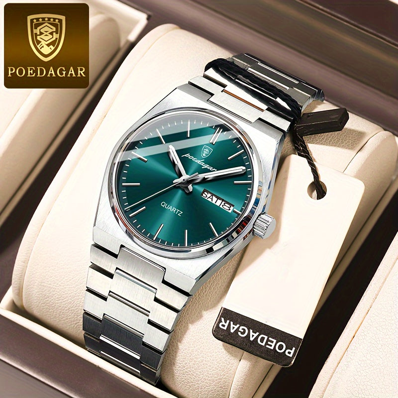 Berda Tomato Hot Selling Trendy Youth Elegant Korean Style Ladies Watch with Night Light Calendar Stainless Steel Quartz Watch
