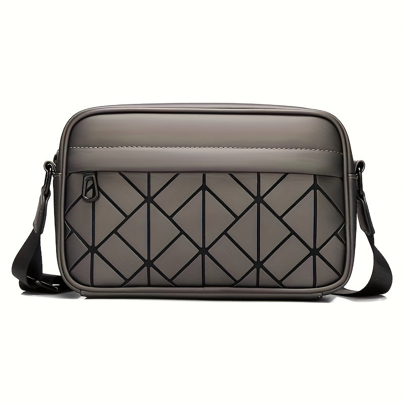 Men's Crossbody Bag with Adjustable Strap - Sleek Minimalist Purse, Spacious Interior for Everyday Commute, Formal Casual Outings - Durable Crossbody Backpack for Men