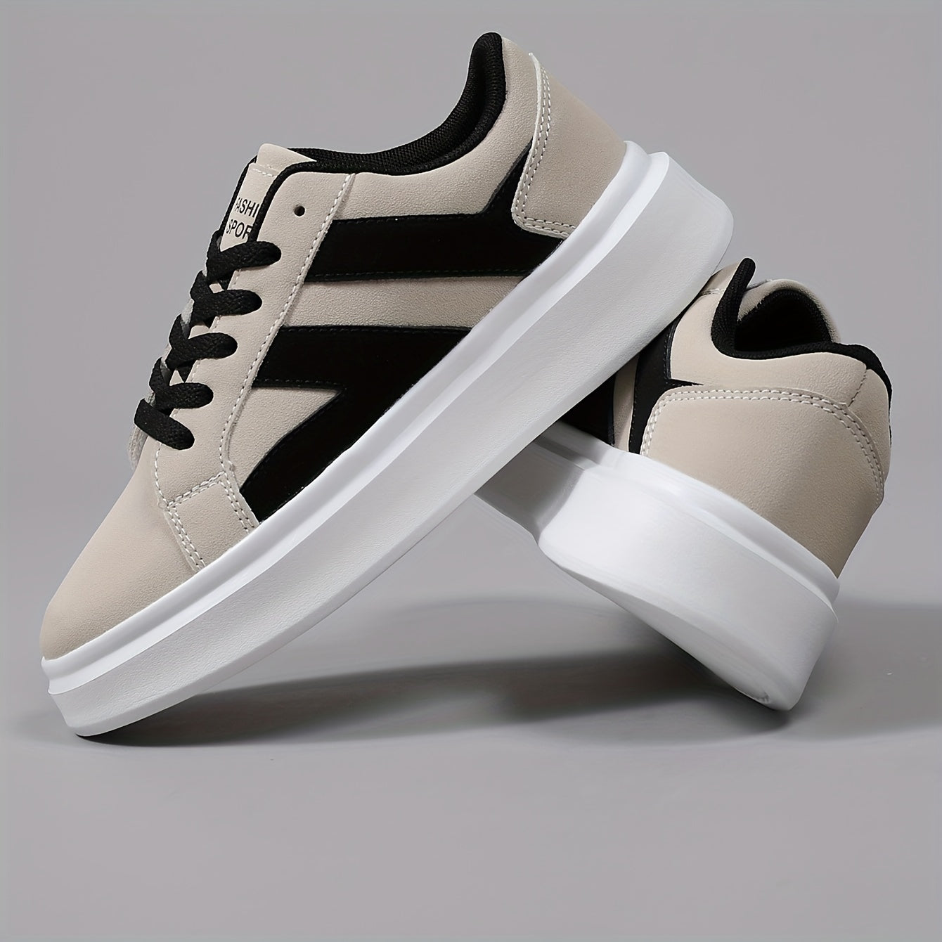 Men's Casual Athletic Sneakers - Low-Top, Trendy Sport Shoes with Lace-Up Closure, Synthetic Upper, EVA Sole for Hiking & Casual Attire, Everyday Sneakers | Trendy Lowtops | Comfortable Fit