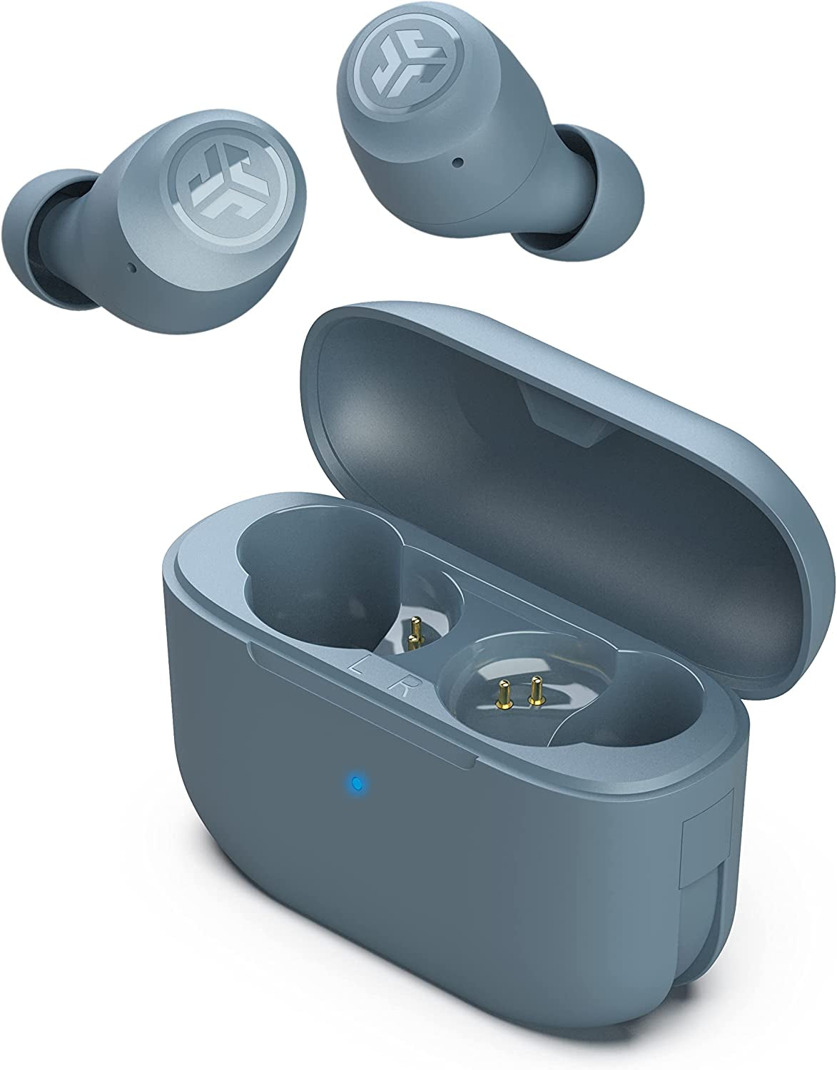 Jlab Go Air Pop True Wireless Bluetooth Earbuds & Charging Case - Black, Dual Connect, IPX4 Sweat Resistance, Bluetooth 5 Connection, 3 EQ Sound Settings Signature, Balanced, Bass Boost