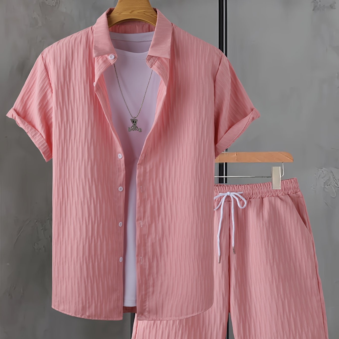 Men's Fashion Casual Shirt Suit