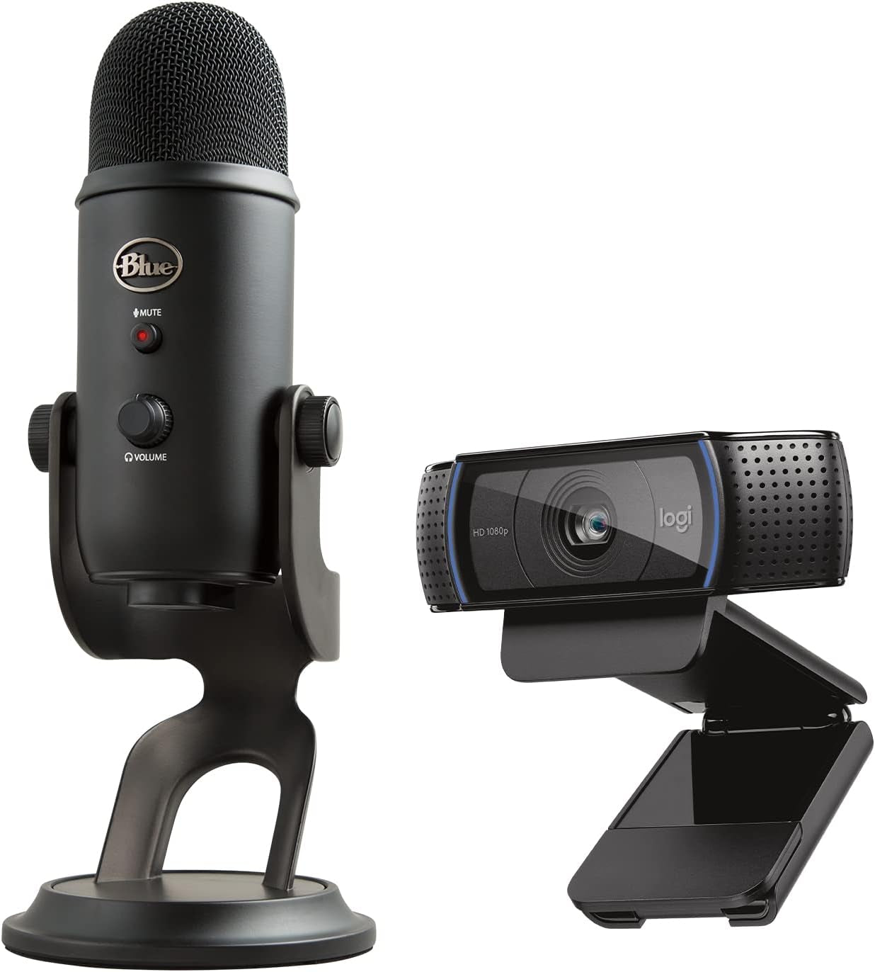 Logitech C920X HD Pro Webcam, Full HD 1080P/30Fps Video Calling, Clear Stereo Audio, HD Light Correction, Works with Skype, Zoom, Facetime, Hangouts, Pc/Mac/Laptop/Macbook/Tablet - Black