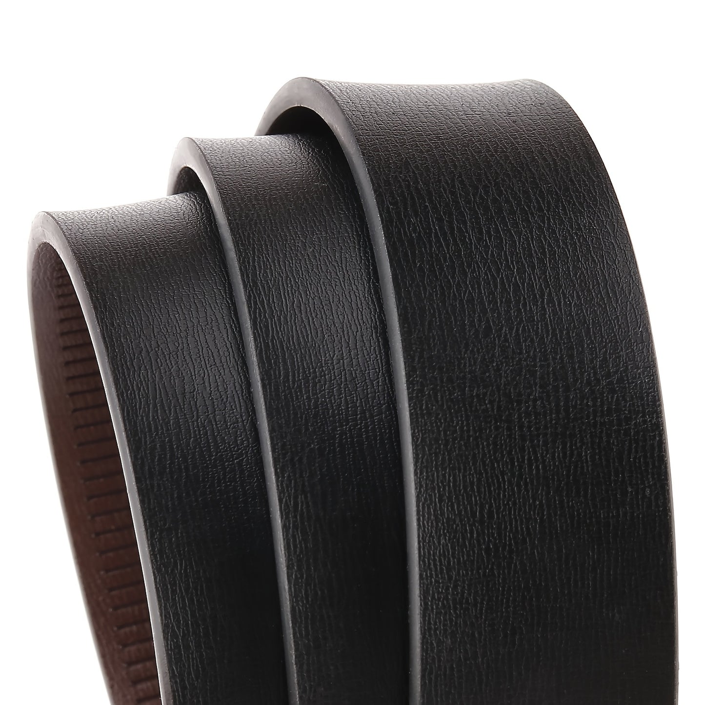 Տղամարդկանց Luxury Automatic Buckle Faux Leather Belt - Խնամված սև ոսկեգույն երկրաչափական ճարմանդով, Business Casual Style, Հարմարավետության համար հարմարեցված հարմարեցում, Business Casual աքսեսուար | Բարդ գոտիների դիզայն | Խնամված սև ավարտ