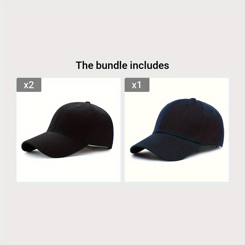 Solid Color Sun Protection Casual Sun Hat, Adjustable Baseball Cap, Curved Brim Fashion Outdoor Dad Hat For Women & Men