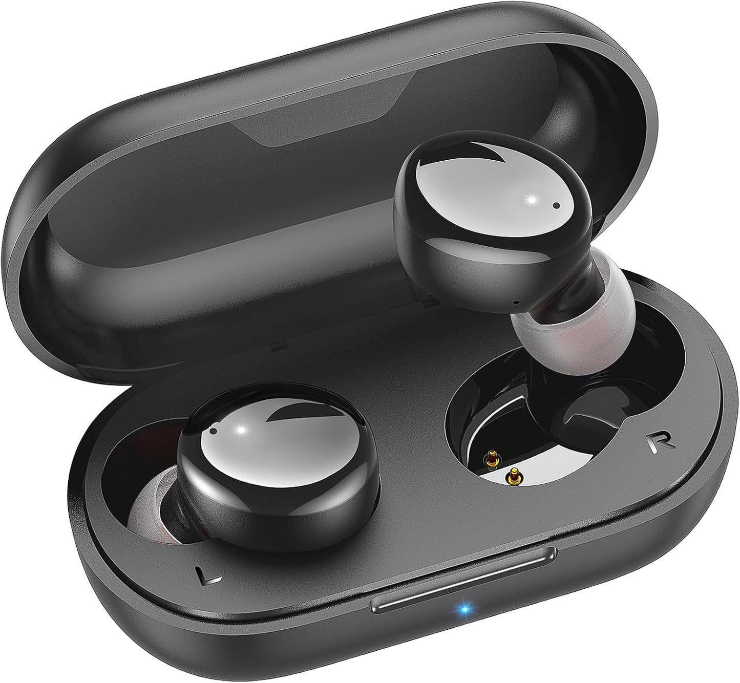 Kurdene Wireless Earbuds Bluetooth 5.3 in Ear Buds Light Weight Headphones,Deep Bass Sound,Built in Mics Headset,Clear Calls Earphones for Sports Workout