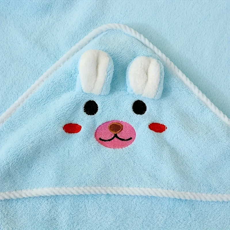 Adorable Cartoon Youngsters' Bath Towel - Soft, Absorbent & Wearable - Perfect for Showers & Gifts