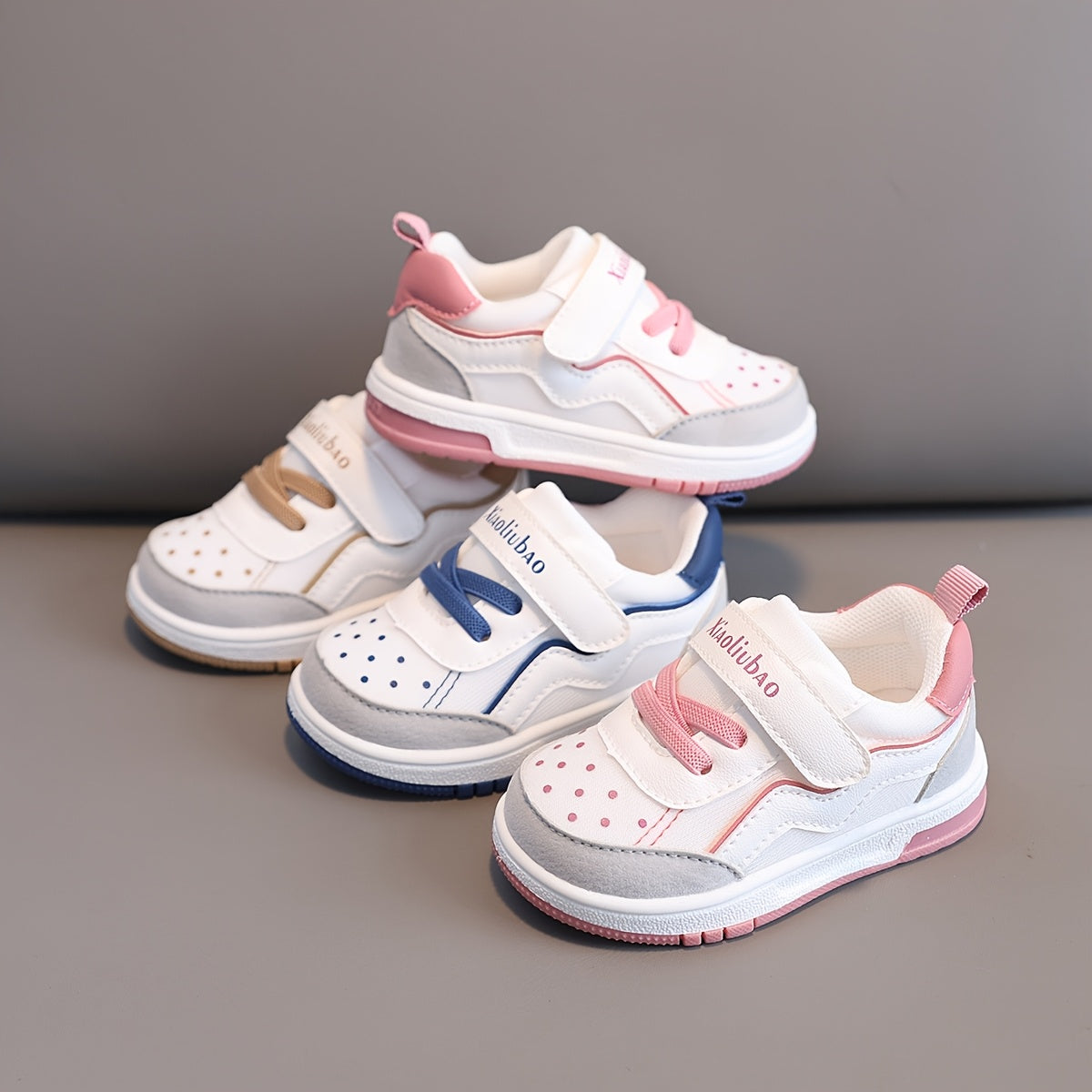 Spring And Autumn Children'S Walking Shoes, Breathable Soft-Soled Shoes for Boys And Girls, Anti-Slip And Collision-Resistant Ultra-Fiber Baby Shoes.