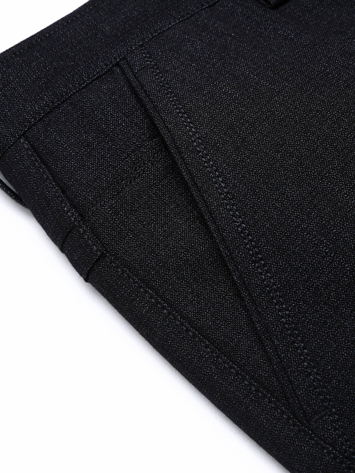 Men's Solid Color Business Style Dress Pants, Lightweight Comfy Casual Trousers for Office Wear