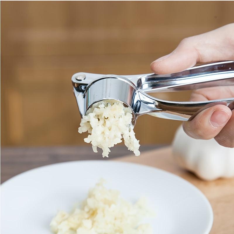 1pc, Premium Garlic Press And Ginger Crusher, Durable Kitchen Tool For Easy Garlic Mincing And Ginger Crushing, Kitchen Supplies