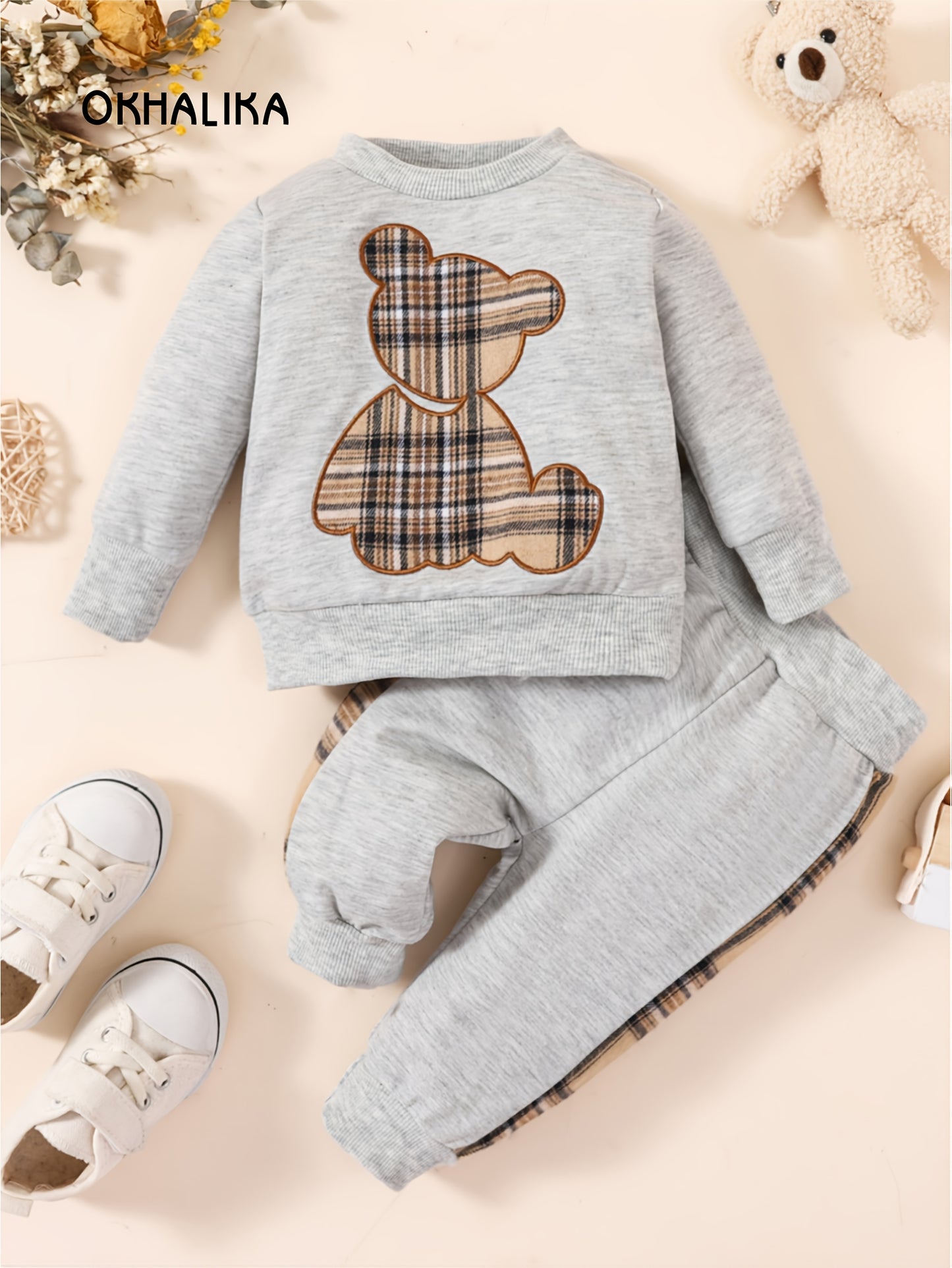 Toddler Baby Boy Clothes Outdoor Set Long Sleeve Sweatshirt Top Casual Pants Fall Winter Outfit Sweatsuit