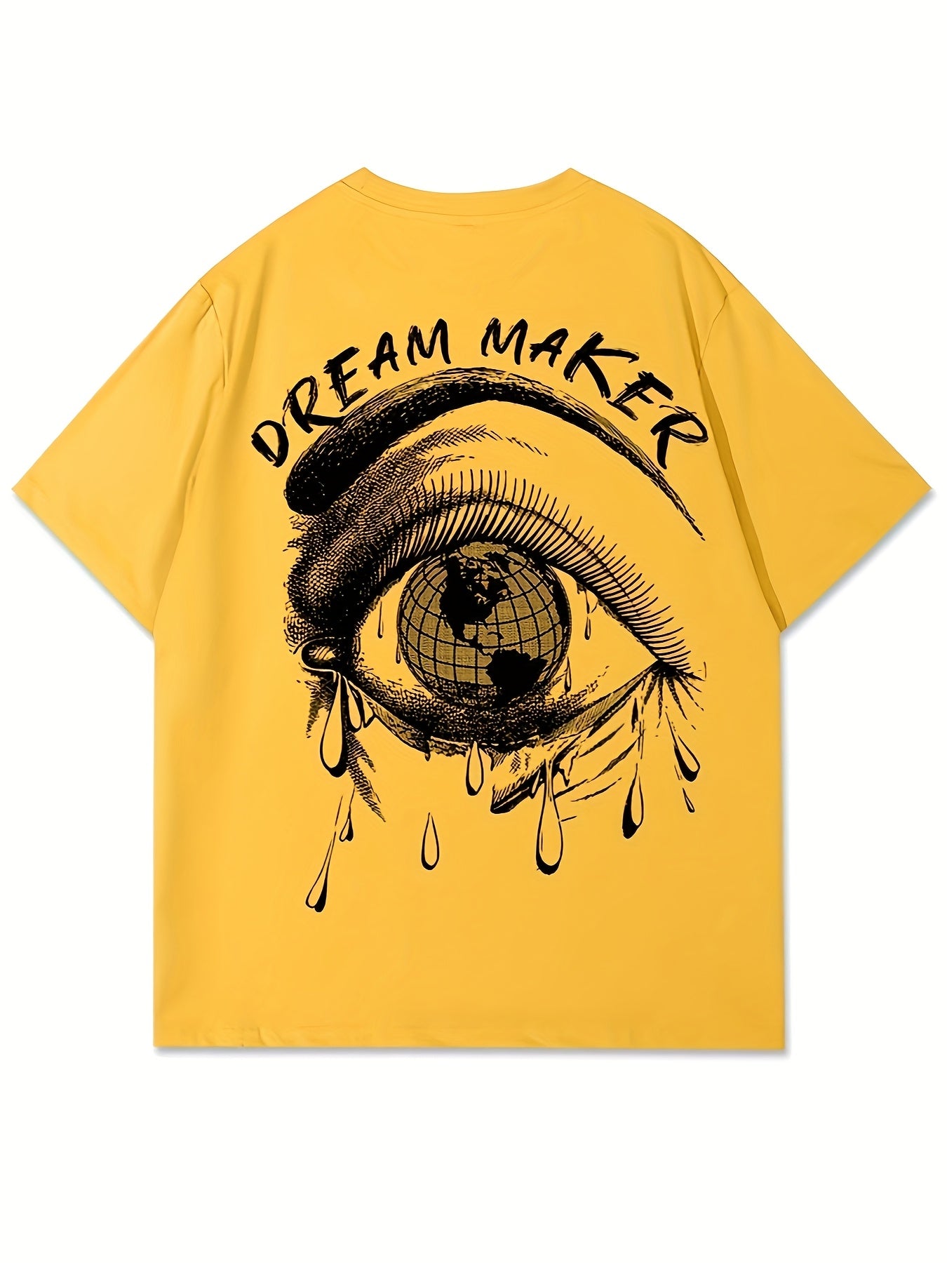 Set of 4 Men'S Graphic T-Shirts - Featuring Designs Like 'Heavenly', Casual Round Neck Short Sleeves Made of Lightweight Polyester, Perfect for Summer Outdoor Wear, a Great Gift for Family.