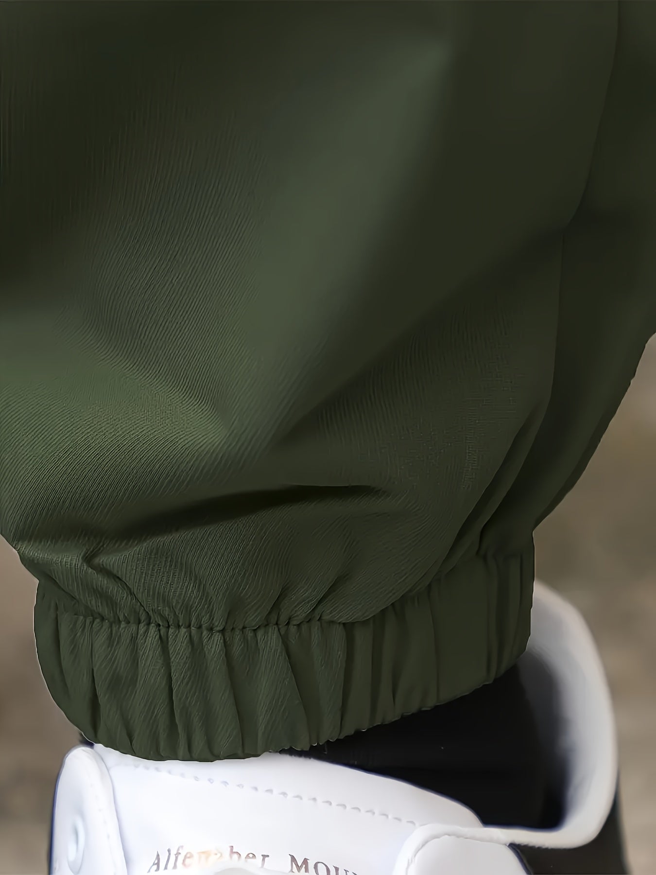 1pc Men'S Casual Cargo Pants, Solid Color Polyester Drawstring Waist, Non-Stretch Woven Fabric, Regular Fit, Polyester Lined, Perfect for Weekend Casual Wear