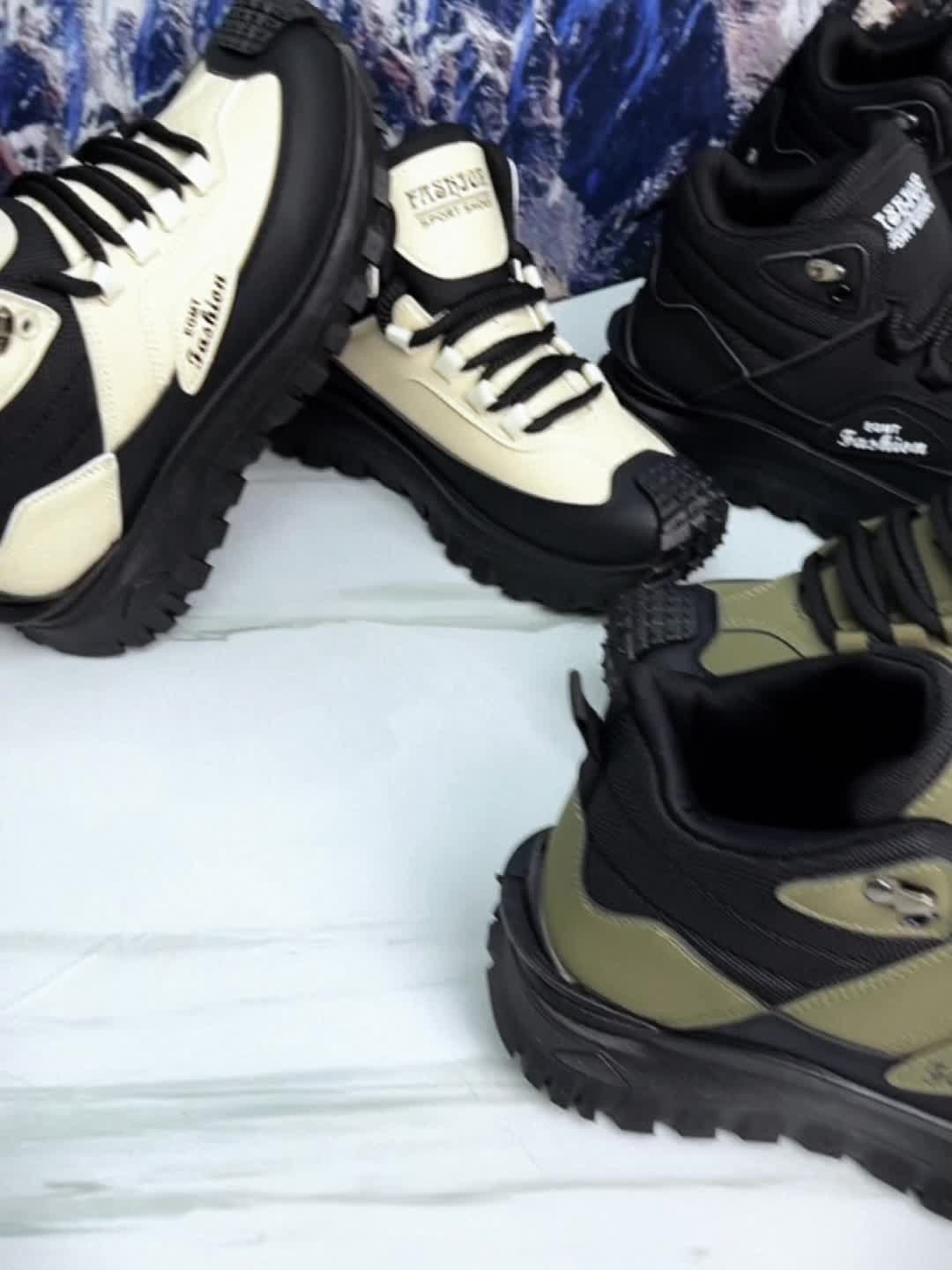 Men'S Outdoor Hiking Boots - Breathable PU Upper, Durable PVC Sole, Suitable for Trekking, Camping and Mountaineering | Military-Style Hiking & Camping Gear